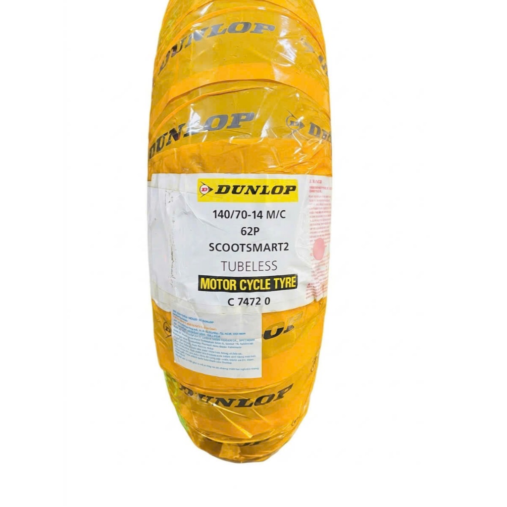 Vỏ Dunlop các size Scootsmart2  đủ size 110/80-14- 120/70-14- 140/70-14