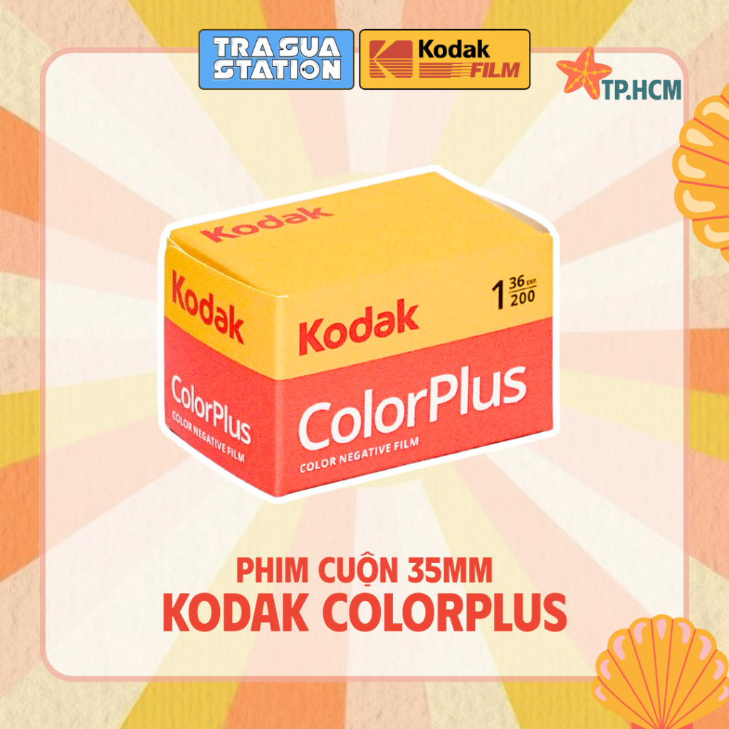 KODAK ColorPlus 200 - 36exp date xa - Film 35mm hộp lẻ 1 cuộn Film
