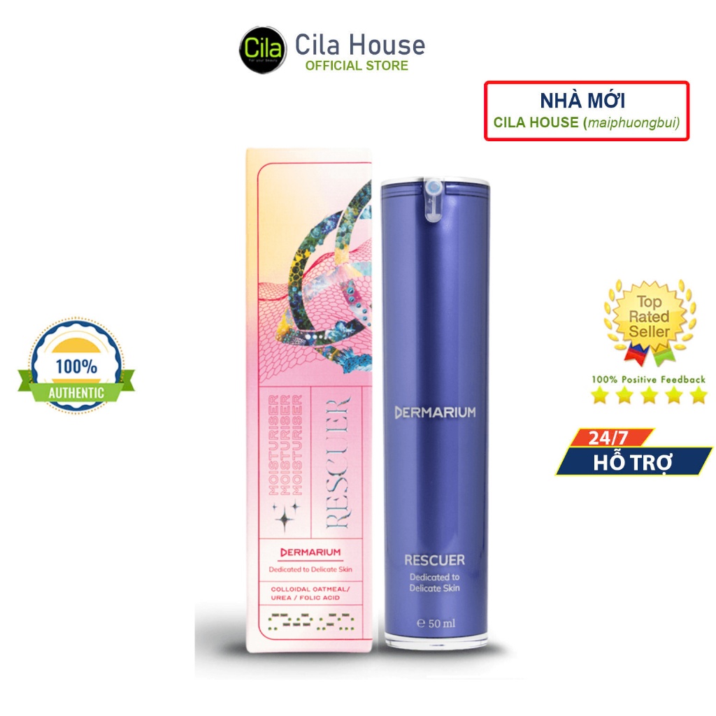 Kem dưỡng Dermarium Rescuer phục hồi da 50ml - Cila House