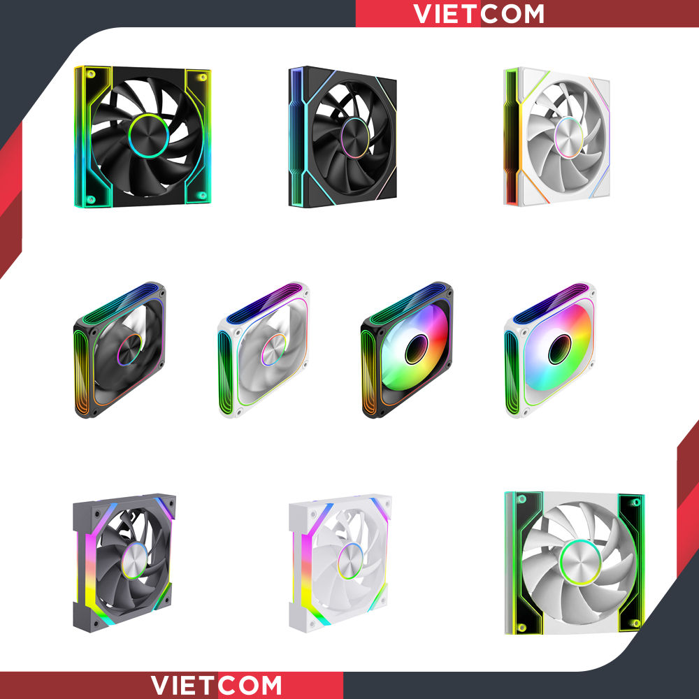 FAN LED ARGB - Starlink V2, V4, V9, V11, V12 - Phiên bản gió thổi xuôi và thổi ngược