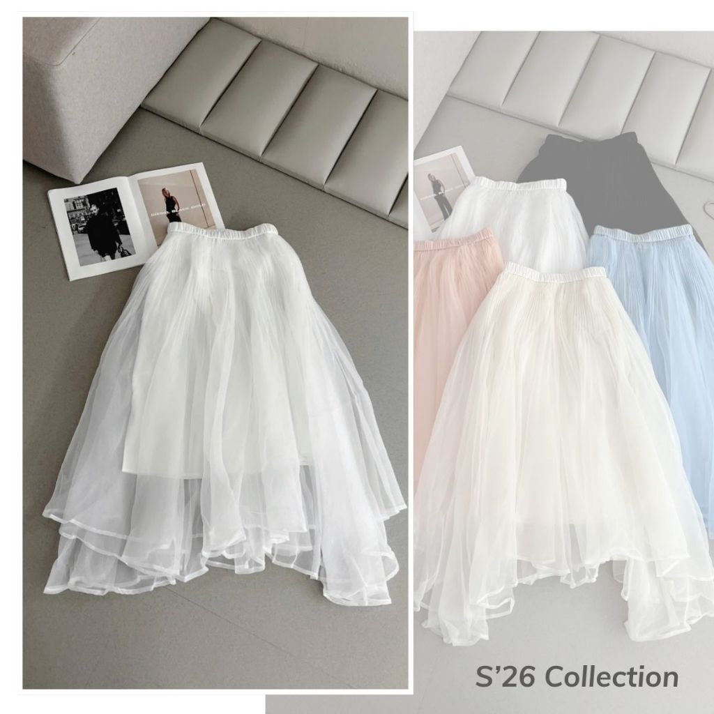[Freesize] Chân Váy Xốp Xoè Dáng Dài Cao Cấp Dễ Phối Đồ, Phù Hợp Trong Nhiều Dịp Lavish Design - CV0