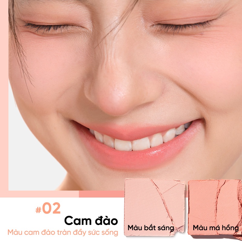 [NEW] JUDYDOLL Phấn Má Hồng 02 Ô Dual Color Blush Mịn lì Chuẩn Màu Dễ Tán Bắt sáng lì 3,9g | BigBuy360 - bigbuy360.vn
