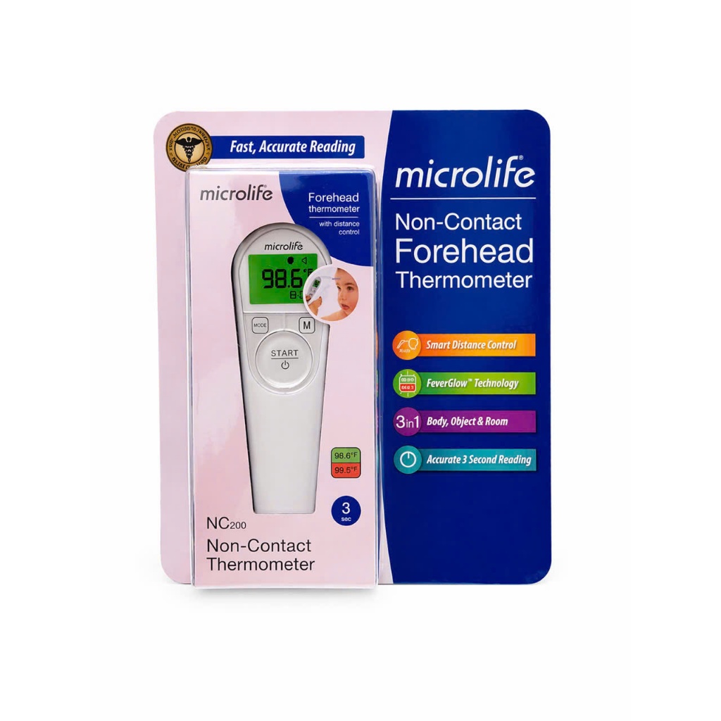 🌡️ Nhiệt Kế Hồng Ngoại Không Chạm Microlife NC200 (Microlife Non-Contact Forehead Thermometer)