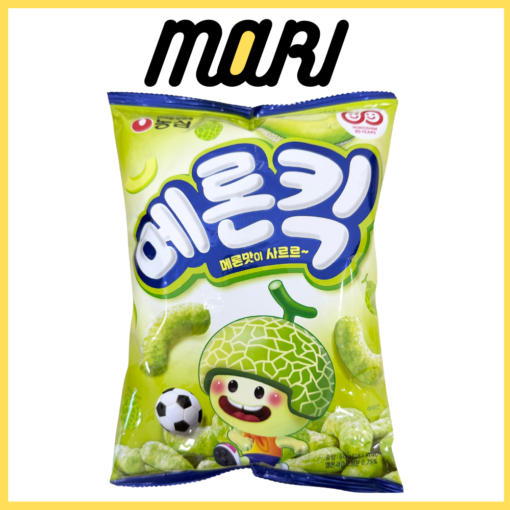 Snack Nongshim Melon Kick 60g – Vị Dưa Lưới Ngọt Nhẹ
