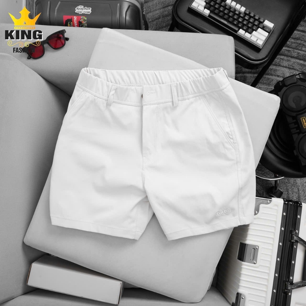[ DEAL MỞ BÁN ] Quần short lưng thun KING FASHION cotton, thiết kế form trên gối trẻ trung năng động