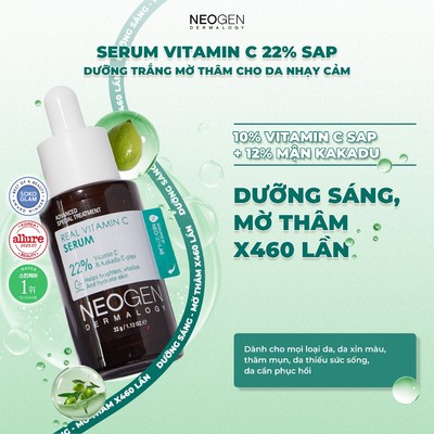 [KHTT] Serum Dưỡng Sáng Da, Giúp Mờ Thâm Mụn Vitamin C Sinh Học Neogen Dermalogy Real Vitamin C Kakadu 32g