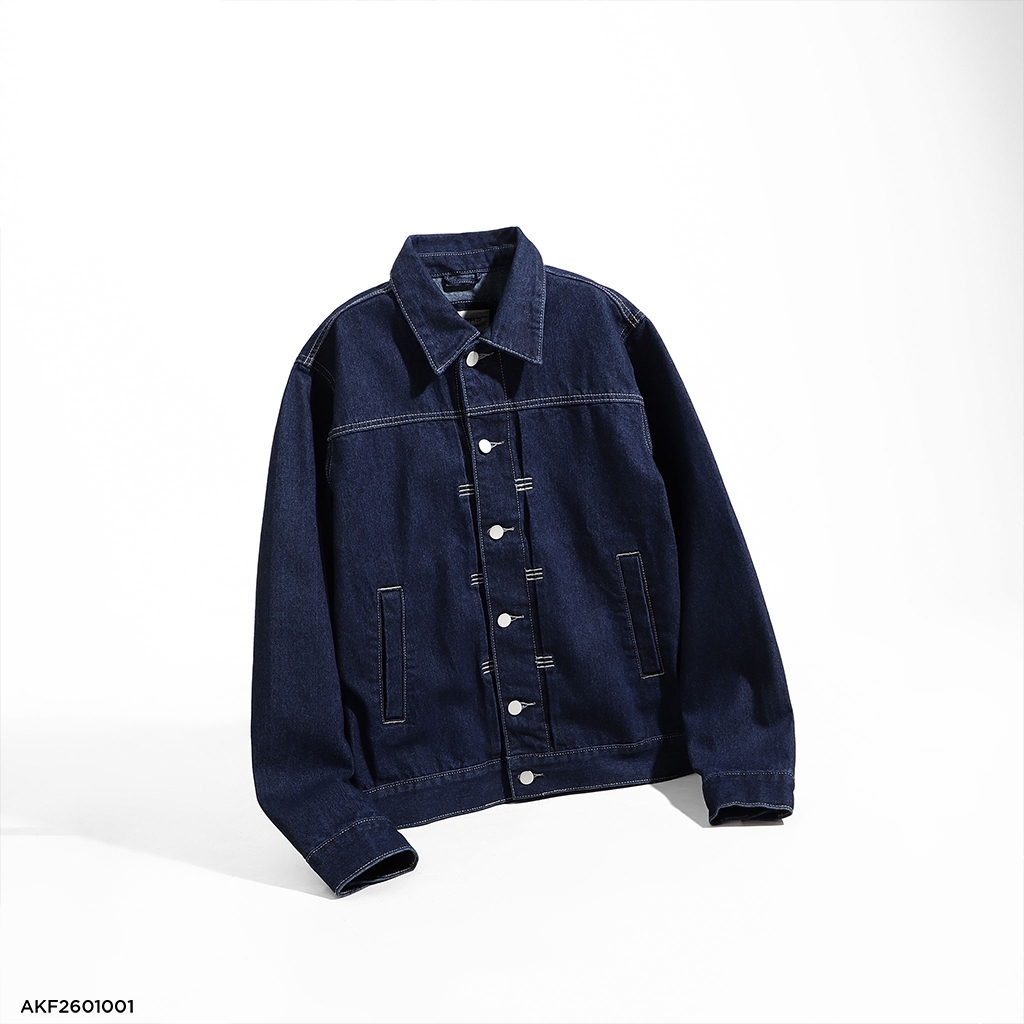 [JANSHOP] Áo Khoác Jean Regular Stonewall, Chất Vải Denim Dày Dặn, Đứng Form, Thanh Lịch, Nam Tính