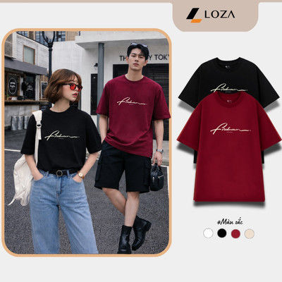 Áo thun unisex nam nữ in Foreknown chất liệu thun 100% cotton LOZA UX30- US8536