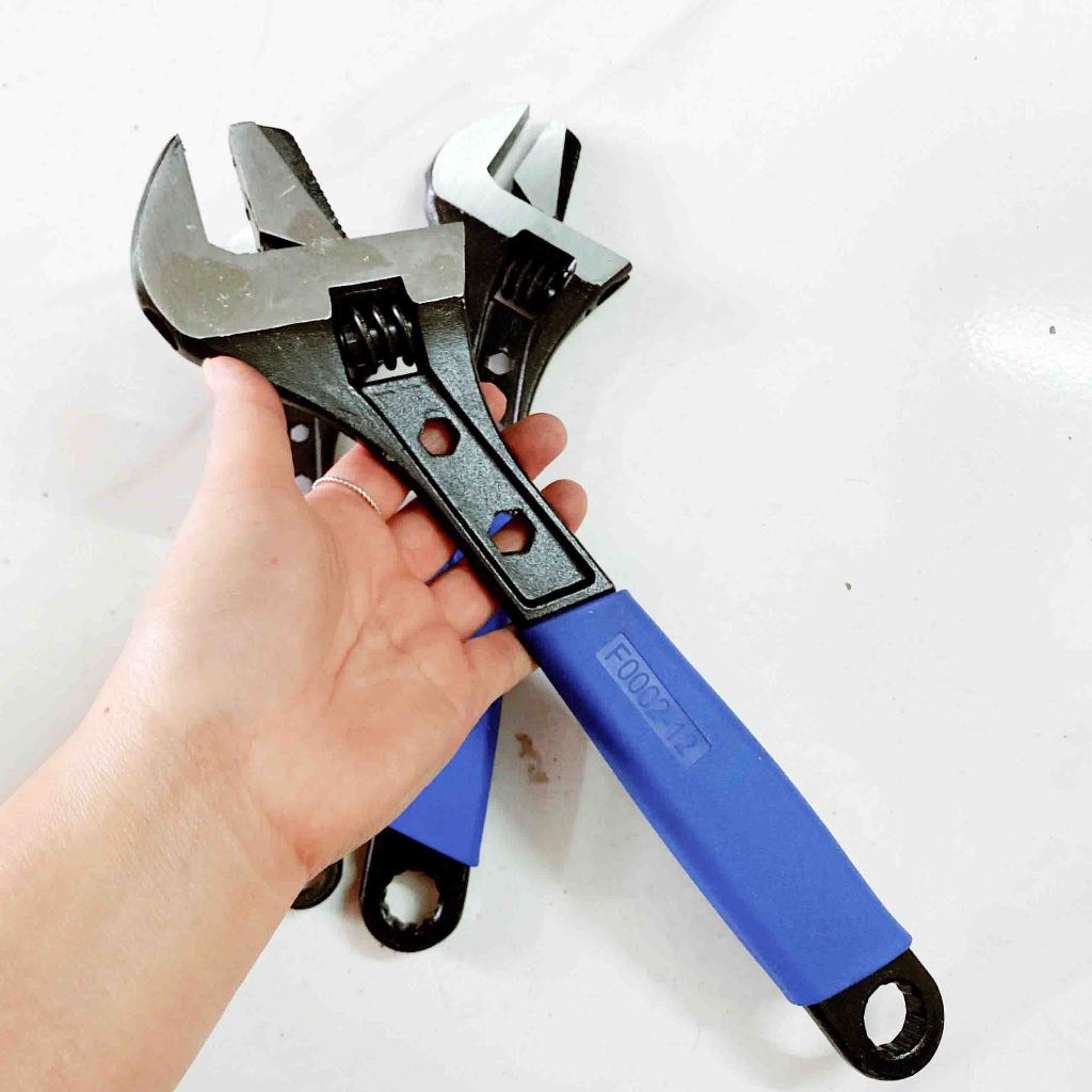 Mỏ lết F0002-12 - 300mm hàng chính hãng của Cmart,cán bọc nhựa 12"  CMART