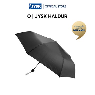 Ô | JYSK HALDUR | kim loại/polyester | đen/xanh olive | Ø96xC55cm
