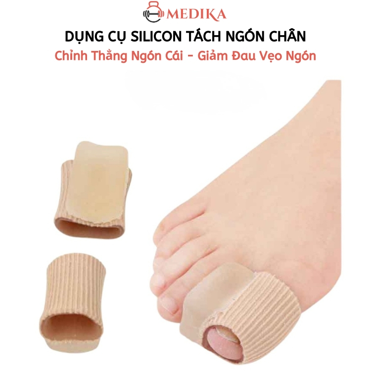 Dụng Cụ Silicon Tách Ngón Chân – Chỉnh Thẳng Ngón Cái, Giảm Đau Vẹo Ngón MK25