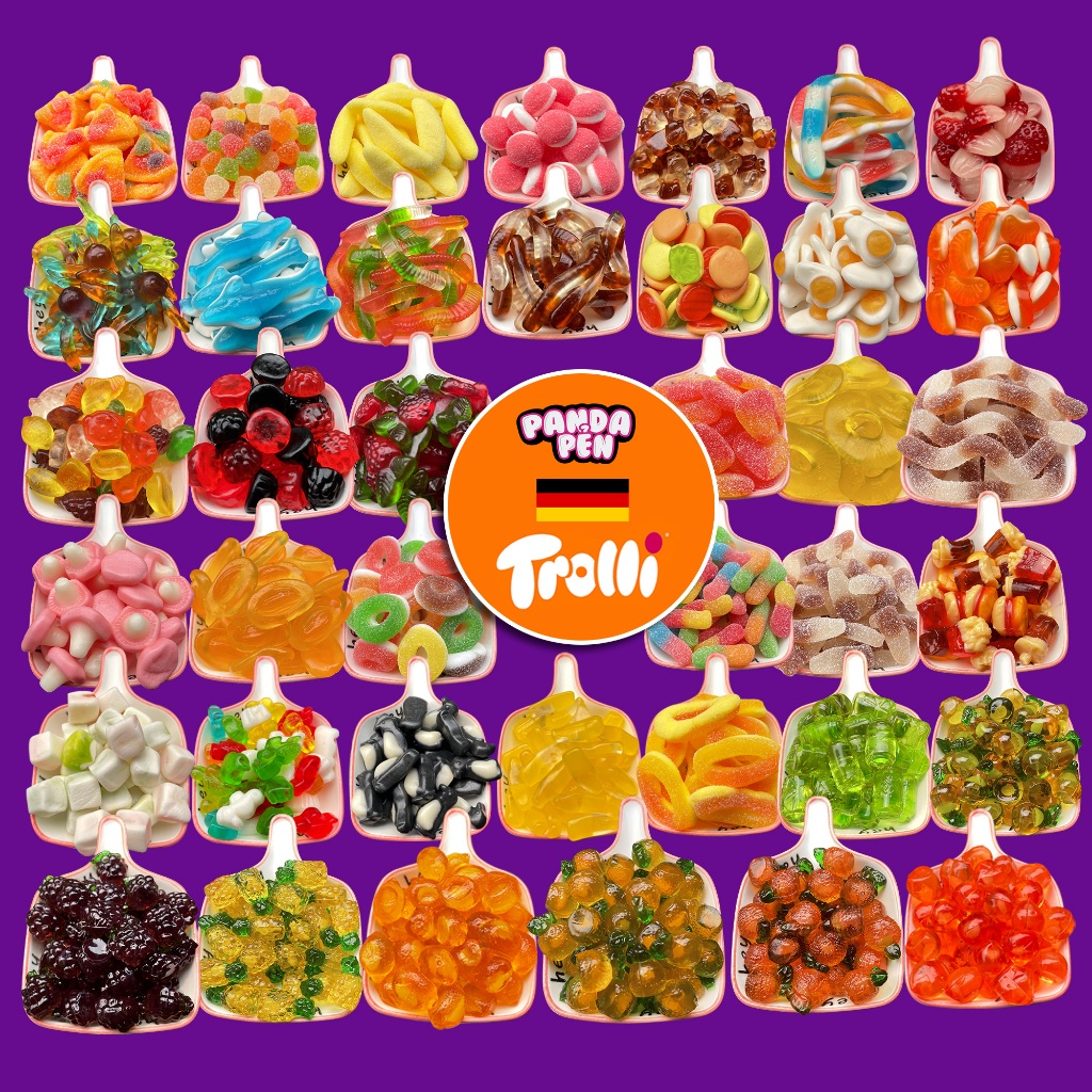 600g Kẹo Dẻo Trolli Đức Không Chảy Nước - Panda Pẻn