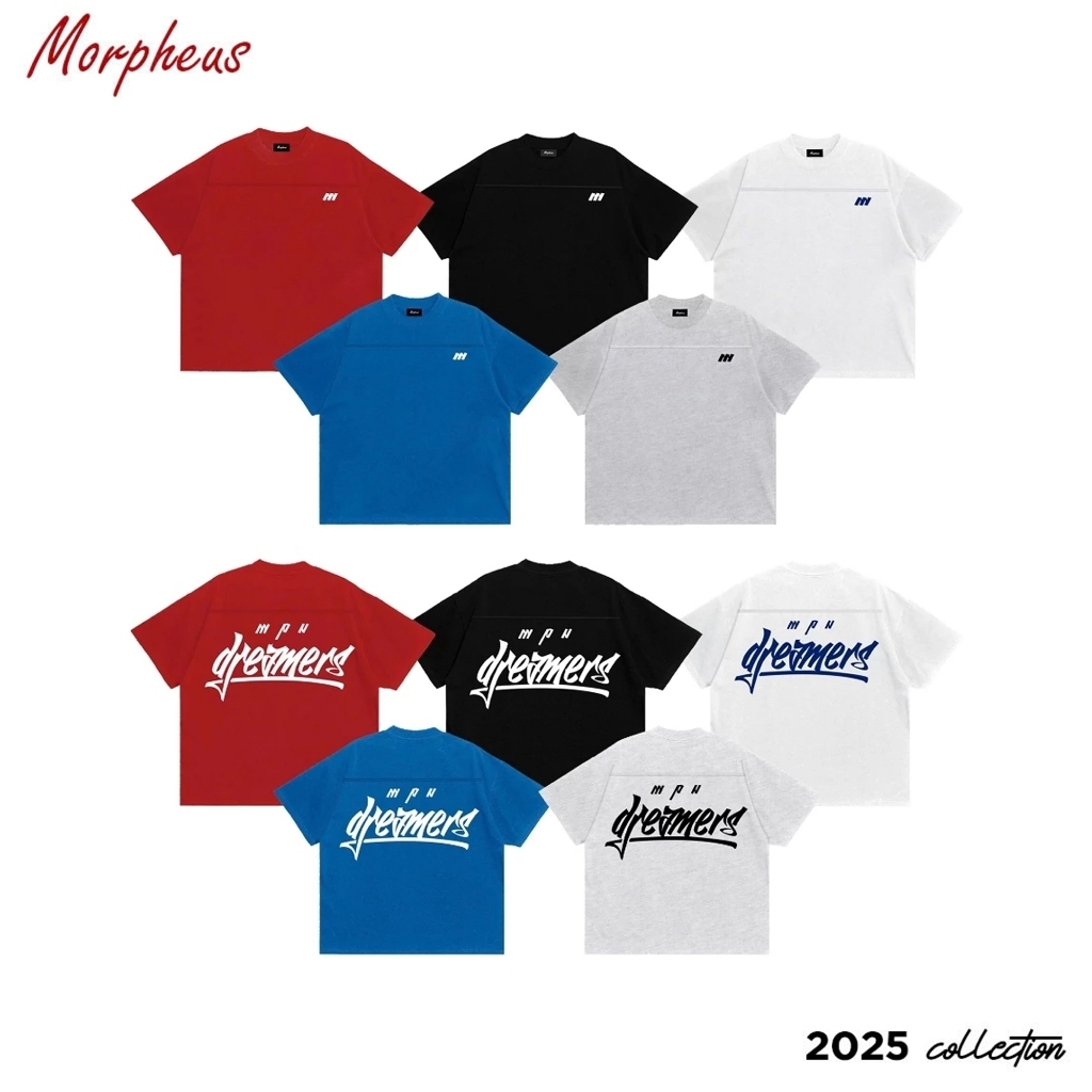 Áo Thun Local Brand Morpheus DREAMERS Form Boxy, Boxy Tee Cotton 260gsm, Áo thun Nam Nữ Unisex Form 