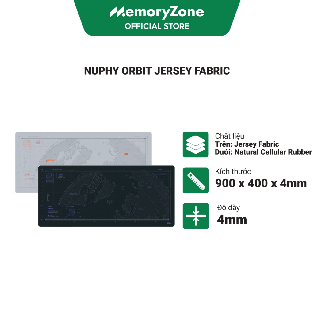 [CHÍNH HÃNG] Lót chuột NuPhy Orbit Jersey Fabric