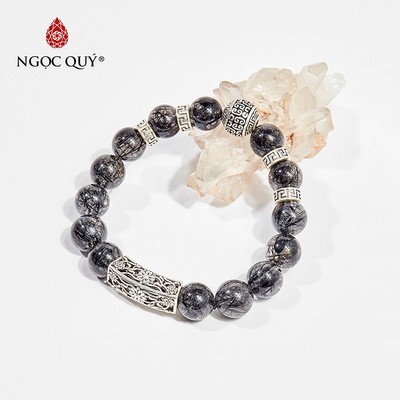 Vòng tay đá Thạch anh tự nhiên phối charm - Mẫu VC0668 - Ngọc Quý