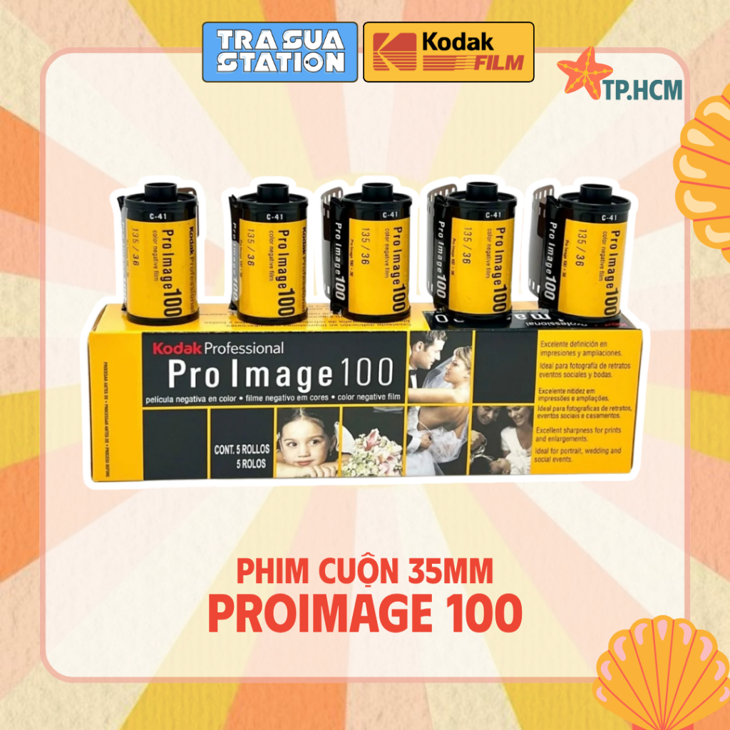 Film Kodak Proimage 100 36exp - Film 35mm - lẻ 1 cuộn 36 tấm - Date Xa