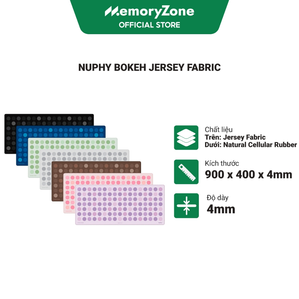[CHÍNH HÃNG] Lót chuột NuPhy Bokeh Jersey Fabric