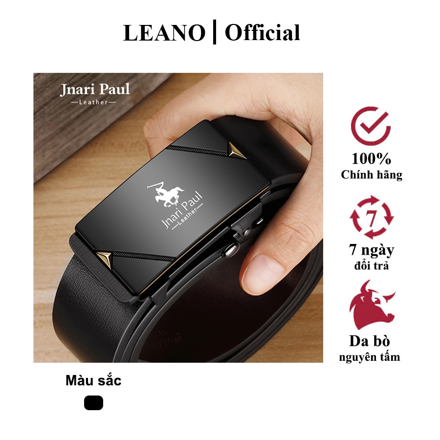 Thắt lưng nam LEANO thiết kế sang trọng, lịch sự fullbox 232