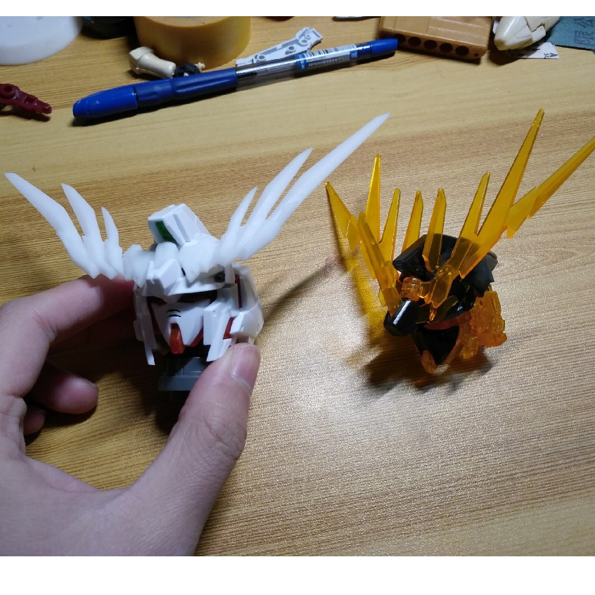 mô hình resin trắng sừng Ăng-ten Megasize 1/48 Unicorn phenex phụ kiện | tunghondaGamer