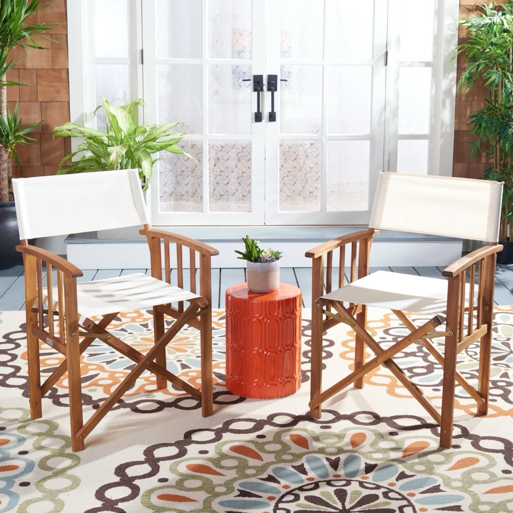 Ghế Đạo Diễn - Director Chair Ghế cắm trại, ghế ngồi đa năng chất liệu gỗ acacia
