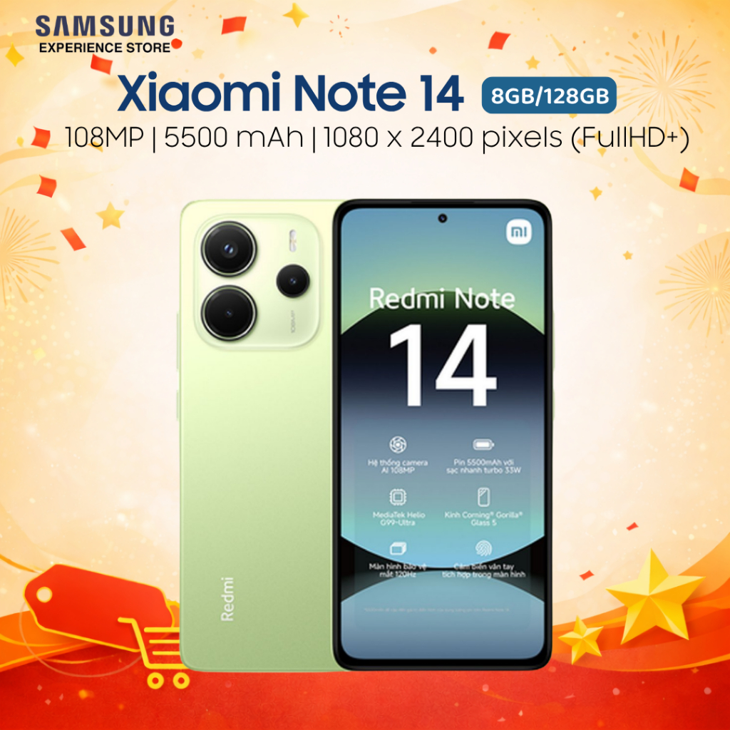 Xiaomi Note 14 8GB\128GB - Hàng Chính Hãng | BigBuy360 - bigbuy360.vn