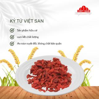 Kỷ Tử Đỏ Thượng Hạng Việt San - Hạt To Mọng Sấy Khô Tự Nhiên Bồi Bổ Sức Khỏe Túi 300G