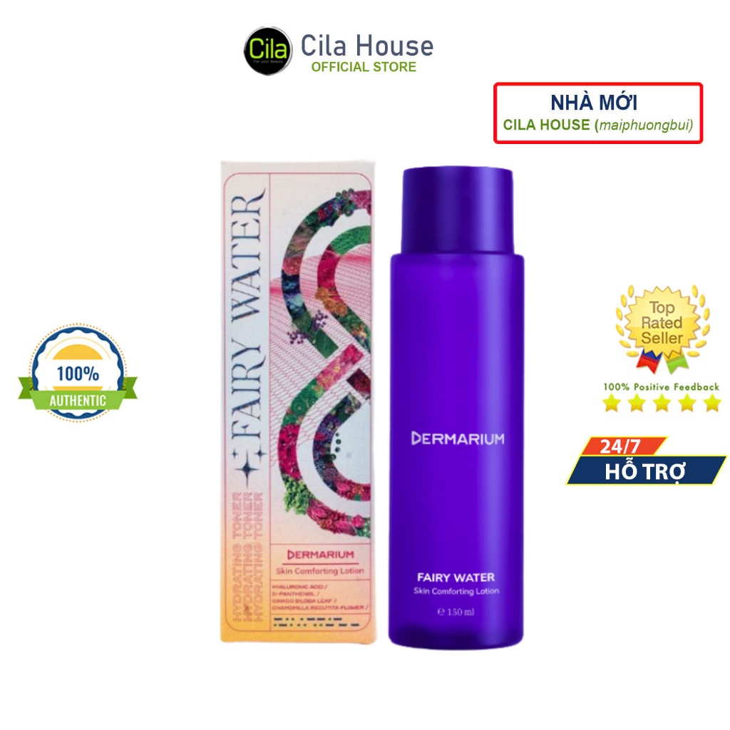 Toner Dermarium Fairy Water cấp nước, dịu nhẹ 150ml - Cila House