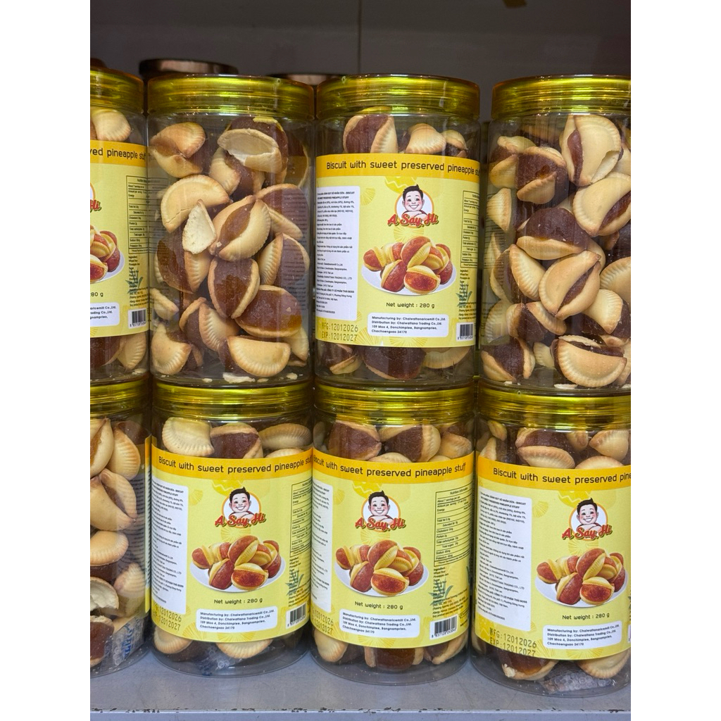 Bánh Sò Kẹp Khóm (Thơm) Thái Lan