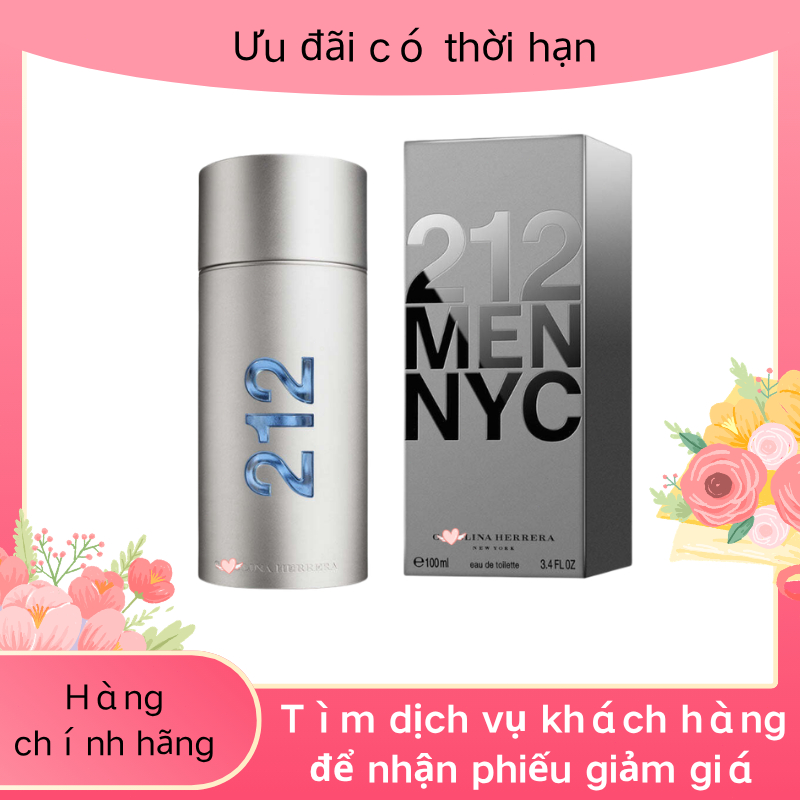 100% hàng chính 212 Men 100ML-EDT Sự thanh lịch giữa các quý ông/212 Men 100ML-EDT The elegance amon
