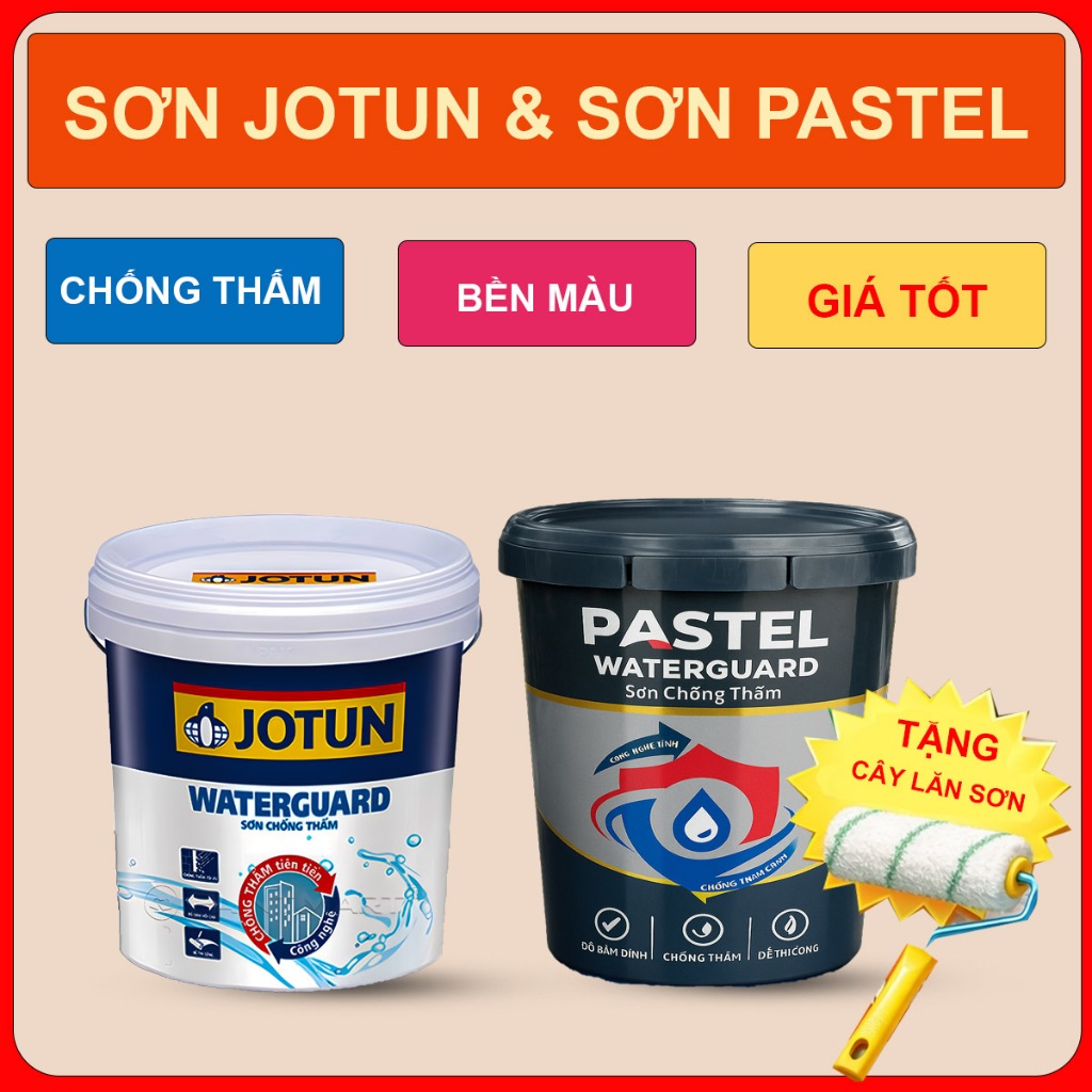 Jotun WaterGuard & Pastel WaterGuard – Sơn chống thấm màu bền đẹp, chống dột tối ưu