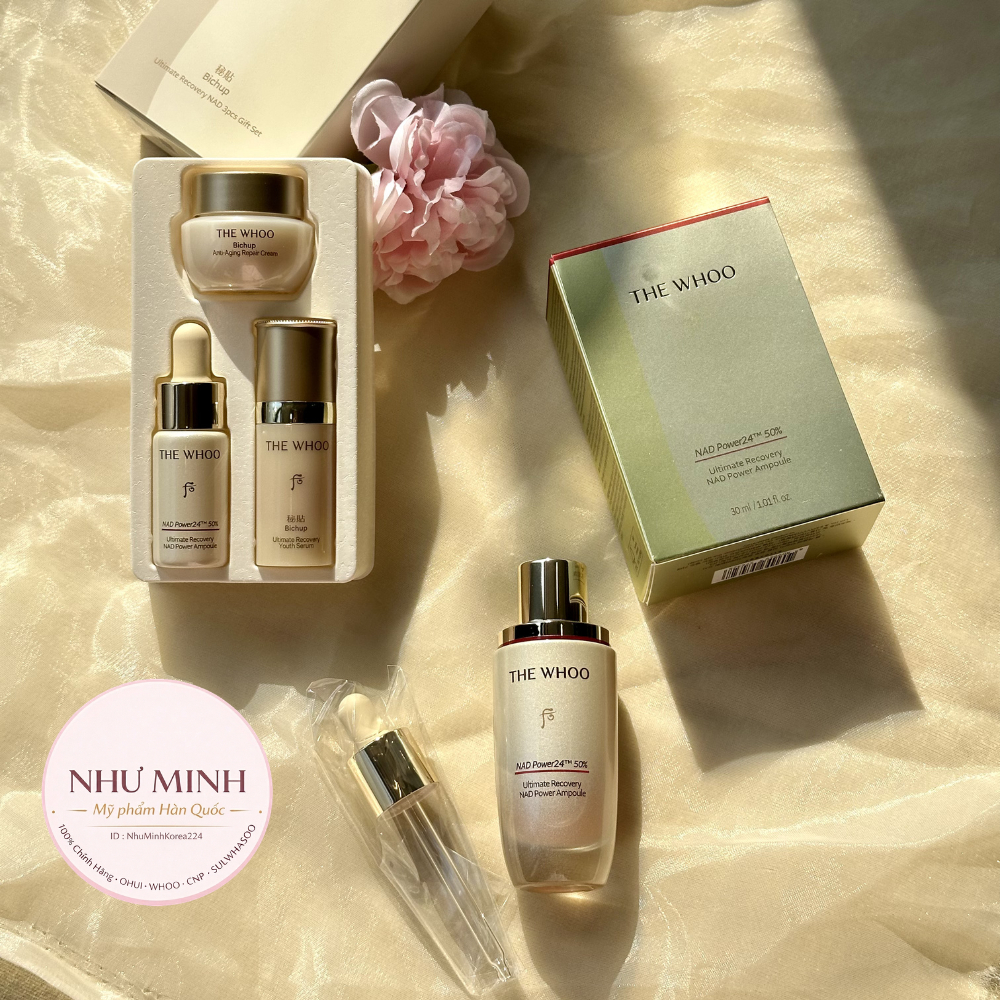Set huyết thanh The Whoo Bichup NAD Ampoule