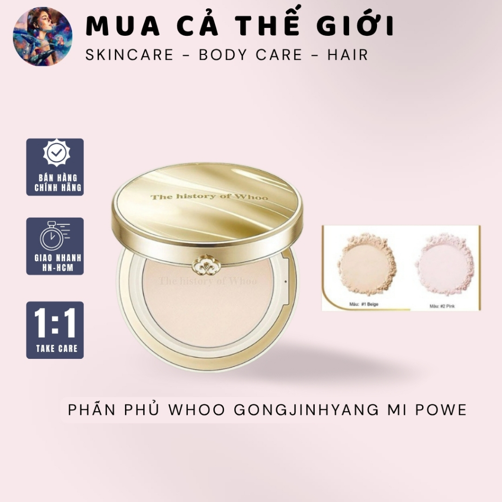 Phấn phủ Whoo Gongjinhyang Mi Powe