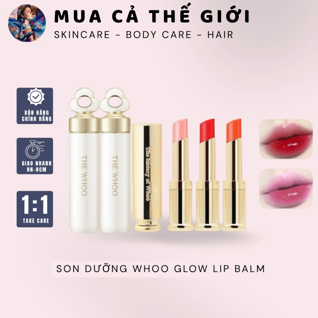 Son dưỡng Whoo Glow Lip Balm | Son dưỡng Whoo hoàng cung