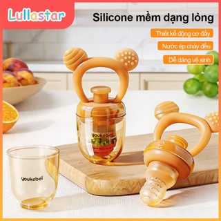 Túi Ăn Dặm & Gặm Nướu Silicone Mềm Cho Bé – Ăn Trái Cây Chống Hóc, Không BPA, An Toàn Và Dễ Vệ Sinh