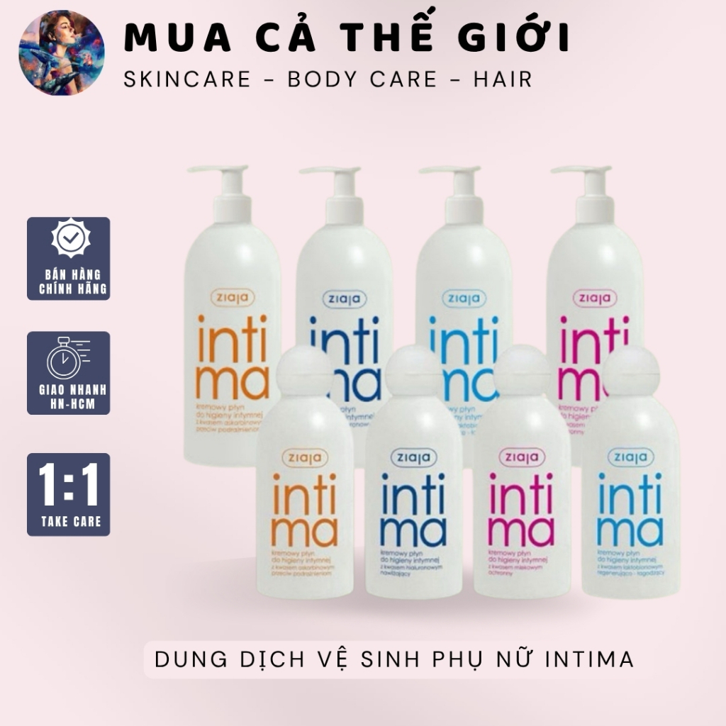 Dung dịch vệ sinh phụ nữ Intima Ziaaja
