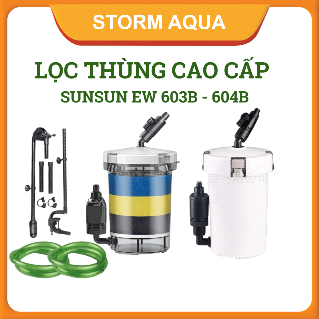 Lọc thùng sunsun Ew 603B - 604B - dành cho bễ cá
