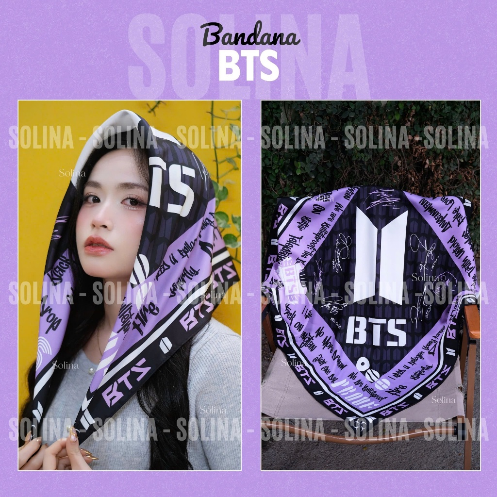 BANDANA BTS, Khăn Bandana BTS, Khăn Bandana BTS