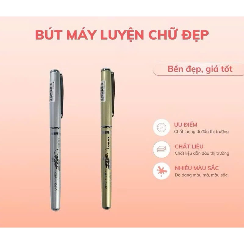 Bút máy luyện viết chữ đẹp Việt Lợi VL095 - Shop giao màu ngẫu nhiên