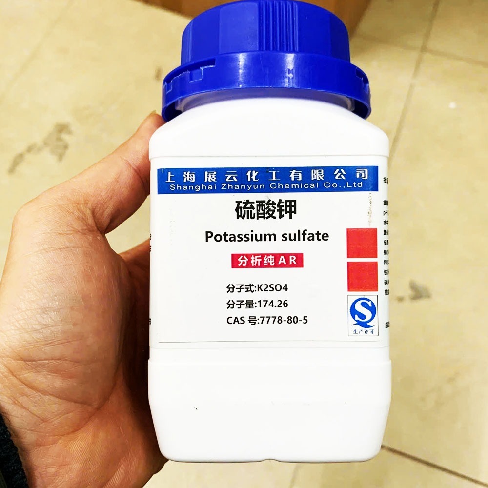 Hóa chất : Potassium Sulfate K2SO4  500g  T.Quốc