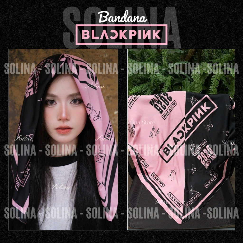 Khăn Blackpink, Khăn Bandana Blackpink, Bandana Blackpink
