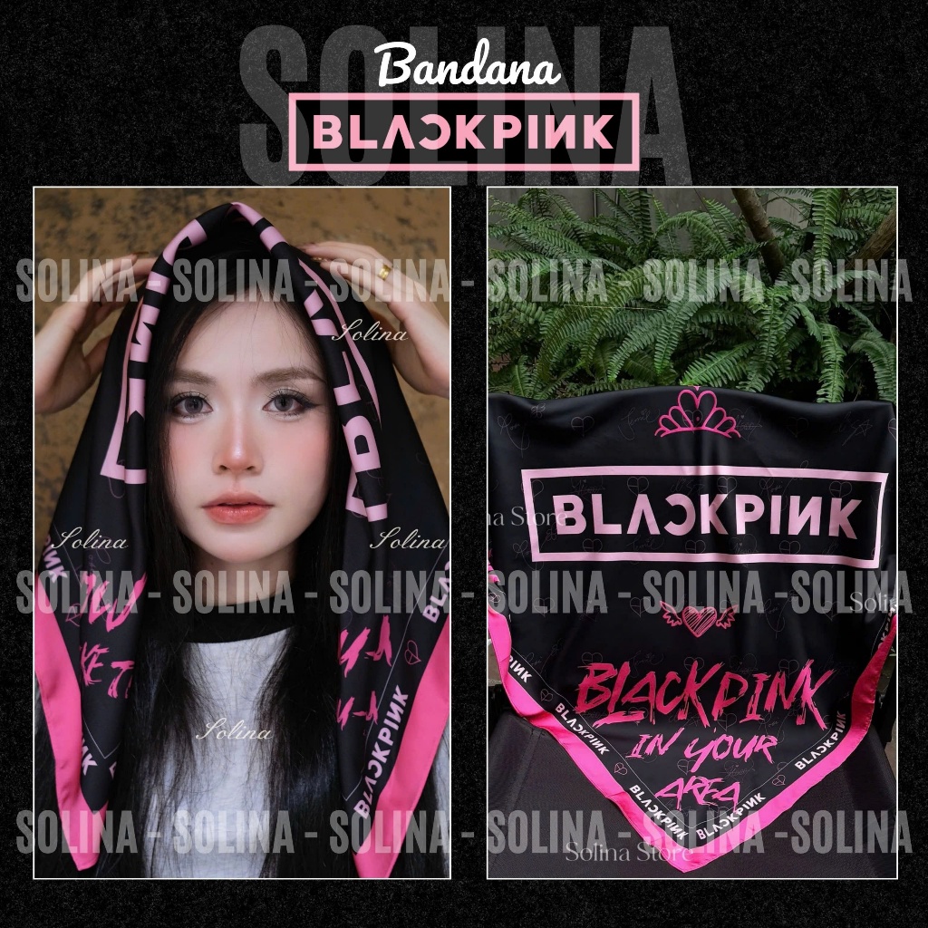 Khăn Blackpink, Khăn Bandana Blackpink, Bandana Blackpink