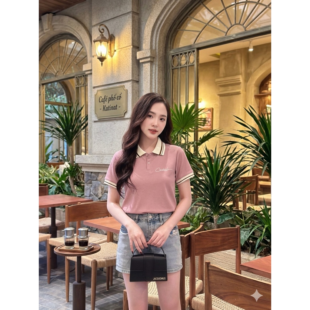 Áo nữ Polo-Lista Thêu Chữ thiết kế from vừa đủ size ,thanh lịch-sang trọng ,phù hợp bốn mùa ( Mã 3) | BigBuy360 - bigbuy360.vn