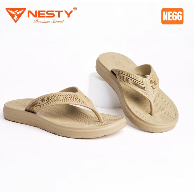 [NE66] Dép Kẹp Siêu Nhẹ-Đường Vân 3D Hiện Đại