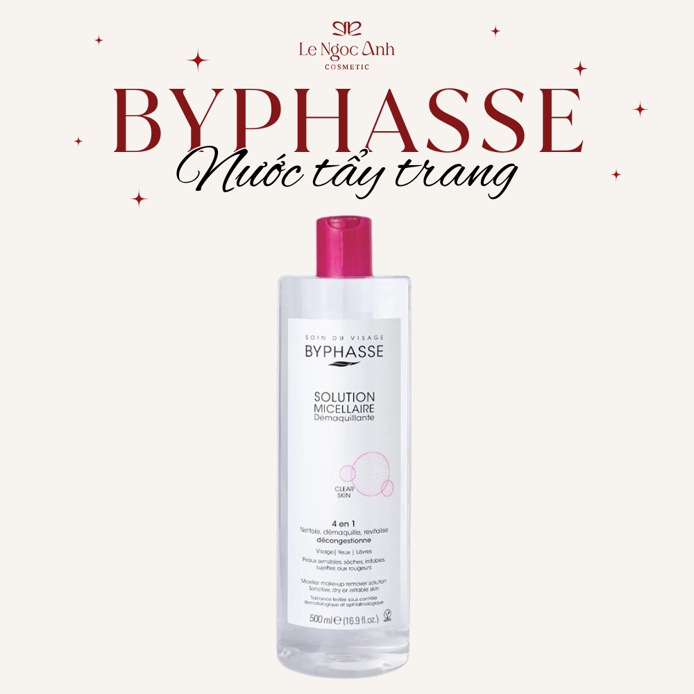 [Hàng chính hãng] Nước Tẩy Trang ByPhasse Cho Mọi Loại Da 500ml