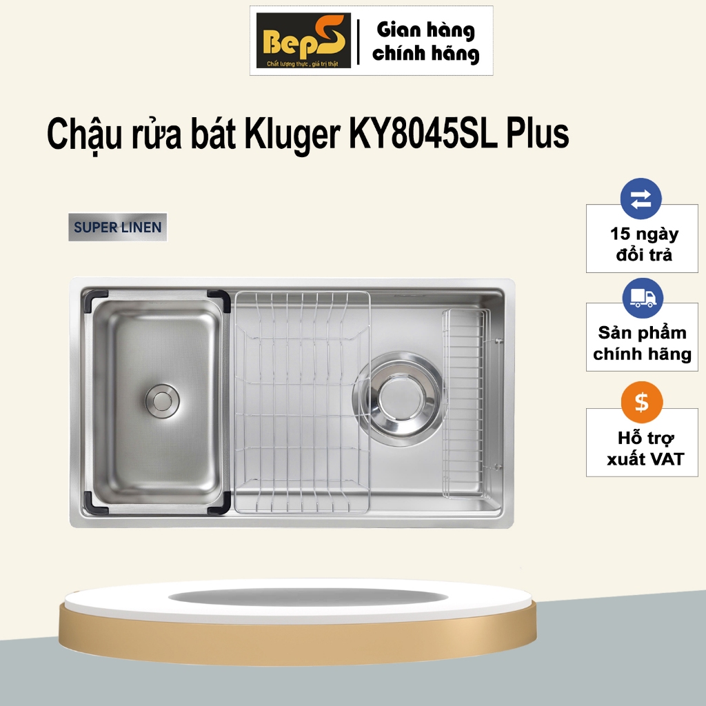 Chậu rửa bát Kluger KY8045SL Plus