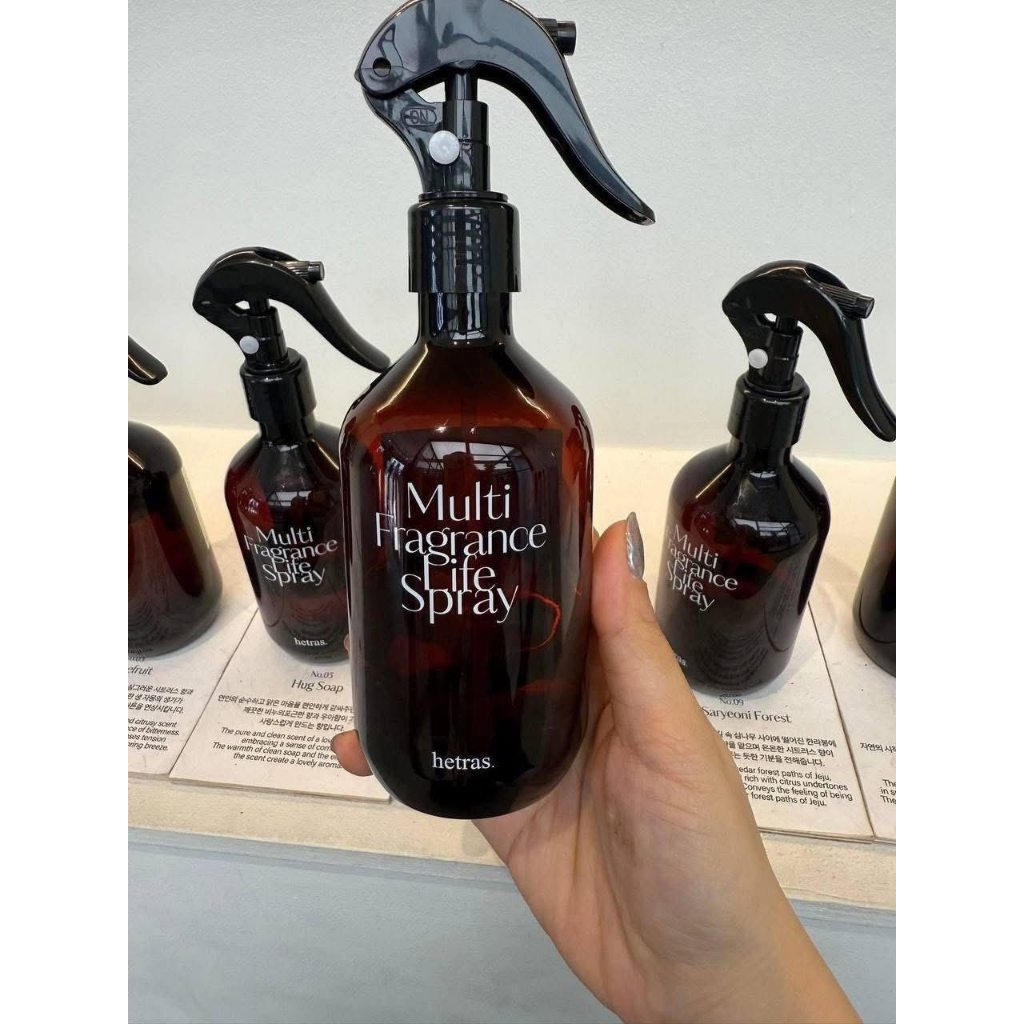 Xịt thơm quần áo Hetras 300ml unbox