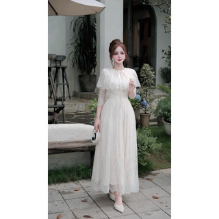 Đầm xoè ren TRIPBLE T DRESS tôn dáng siêu xinh - Free size dưới 54kg