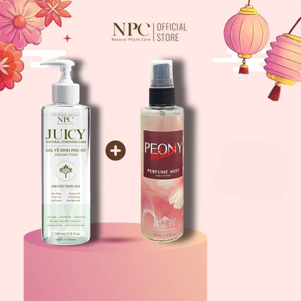 [MUA 1 TẶNG 1] Dung dịch vệ sinh phụ nữ NPC Juicy tinh chất trầu không 200ml - NPC PHAR