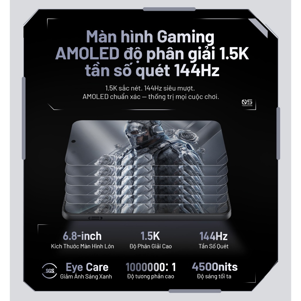 [Siêu Phẩm Mới] Điện thoại gaming Nubia Neo 5 GT I Màn AMOLED 144Hz I 3 Công Nghệ Tản Nhiệt I Pin 6210mAh sạc 80W | BigBuy360 - bigbuy360.vn