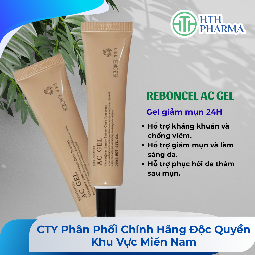Gel làm giảm mụn, dịu da - AC GEL - Reboncel - 30ml